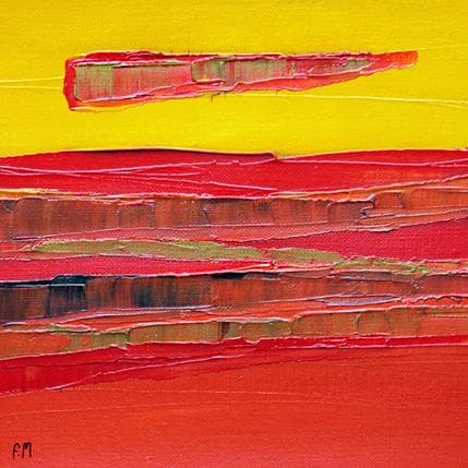 Peinture Espoir par Marteau Frederique | Tableau Abstrait Huile Paysages