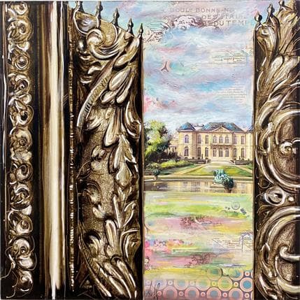 Peinture Avant la fermeture du grand portail par Aud C | Tableau Figuratif Urbain