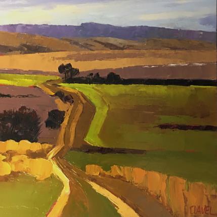 Peinture En Aveyron par Clavel Pier-Marion | Tableau Figuratif Bois, Huile Paysages