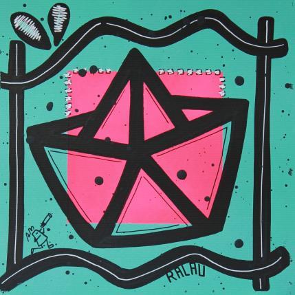 Painting Find the lighthouse by Ralau | Painting Pop-art Acrylic Life style, Marine, Pop icons