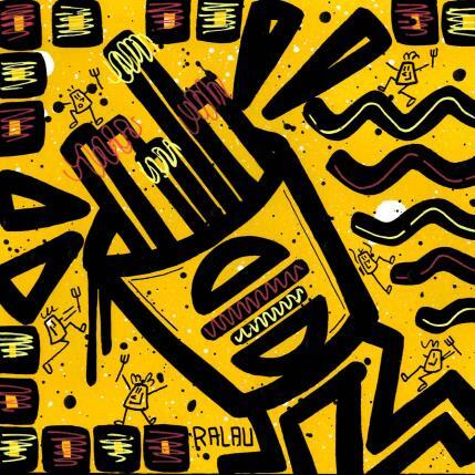 Peinture Mustard or ketchup par Ralau | Tableau Pop-art Acrylique Scènes de vie