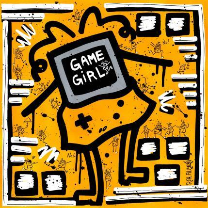 Peinture Catch me it you can ! par Ralau | Tableau Pop-art Acrylique Scènes de vie