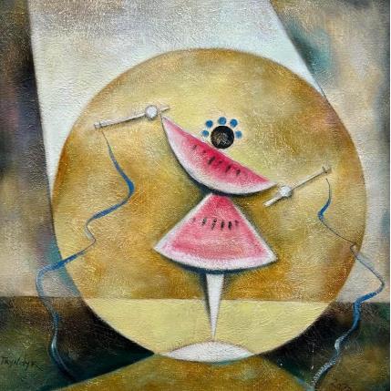 Peinture Ballerina par Tryndyk Vasily | Tableau Figuratif Huile