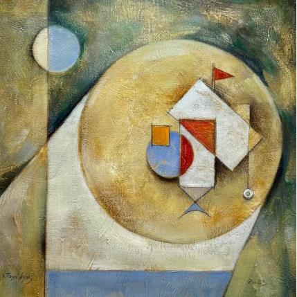 Peinture Fata morgana par Tryndyk Vasily | Tableau Figuratif Huile