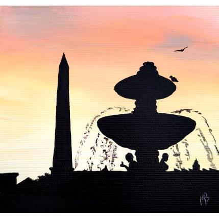 Peinture L'obélisque par Blandin Magali | Tableau Figuratif Huile Paysages