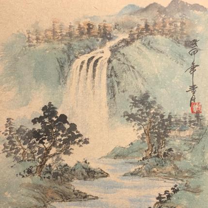 Gemälde Early Spring  von Yu Huan Huan | Gemälde Figurativ Tinte Landschaften, Pop-Ikonen