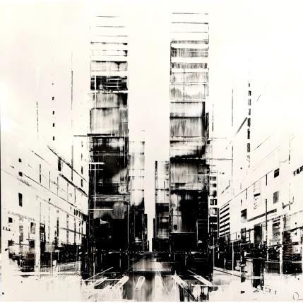 Peinture Tempest par Rey Julien | Tableau Figuratif Acrylique, carton Urbain