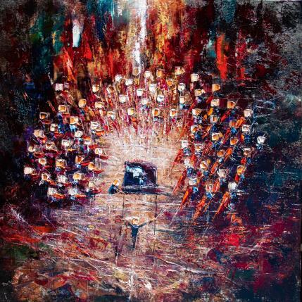 Painting Concert baroque avec chef & pianiste by Reymond Pierre | Painting Figurative Oil Life style