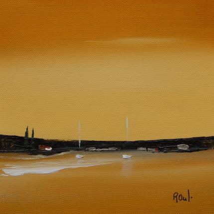 Gemälde Plénitude 49 von Roussel Marie-Ange et Fanny | Gemälde Figurativ Öl Marine