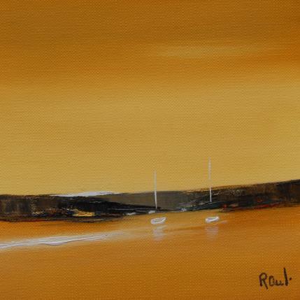 Gemälde Evasion 49 von Roussel Marie-Ange et Fanny | Gemälde Figurativ Öl Marine