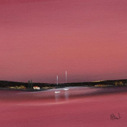 Gemälde Horizon marin 49 von Roussel Marie-Ange et Fanny | Gemälde Figurativ Öl Marine, Pop-Ikonen