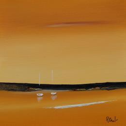 Painting Evasion 49 by Roussel Marie-Ange et Fanny | Painting Figurative Oil Marine, Pop icons