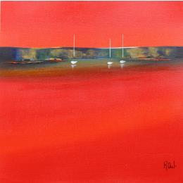 Gemälde Impressions marines 49 von Roussel Marie-Ange et Fanny | Gemälde Figurativ Öl Marine