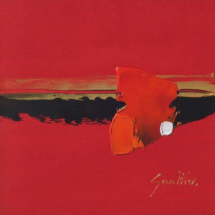 Gemälde Sunset von Gaultier Dominique | Gemälde Abstrakt Öl Minimalistisch