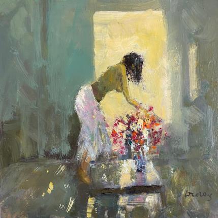 Peinture Mlle des îles par Greco Salvatore | Tableau Figuratif Bois, Huile Scènes de vie