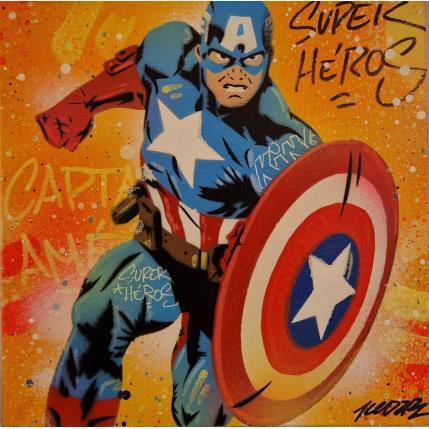 Painting Captain America  by Kedarone | Painting Street art Graffiti, Posca Pop icons