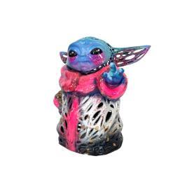 Sculpture THE PINKY CHILD by Mikhel Julien | Sculpture Pop-art Resin
