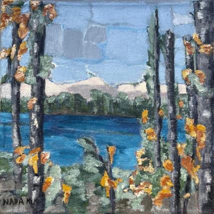 Painting Through the Lake  by Kouyoumdjian Nada | Painting Figurative Acrylic