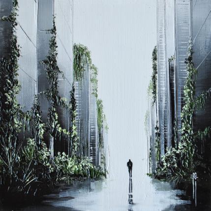 Painting Lumière végétale by Galloro Maurizio | Painting Figurative Oil Urban