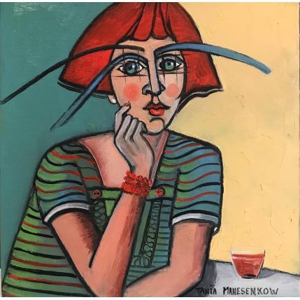 Painting Grenadine by Manesenkow Tania | Painting Figurative Oil Portrait