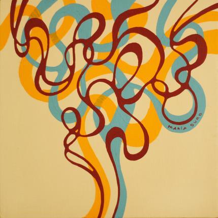 Peinture Some velvet morning par Duro Maria | Tableau Abstrait Acrylique Minimaliste