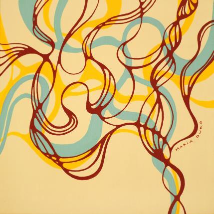 Peinture Some velvet sunset par Duro Maria | Tableau Abstrait Acrylique Minimaliste