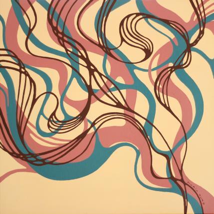 Peinture Summer wine par Duro Maria | Tableau Abstrait Acrylique Minimaliste, Nature