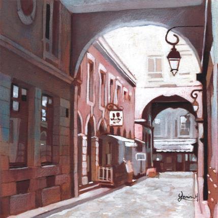 Peinture Le passage par Gemini. H  | Tableau Réalisme Acrylique, Huile Architecture, Urbain
