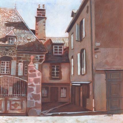 Peinture Porte dérobée par Gemini. H  | Tableau Réalisme Acrylique, Huile Architecture, Urbain