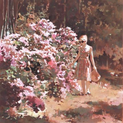 Peinture Les buissons du bois marquis par Gemini. H  | Tableau Réalisme Acrylique, Huile Nature, Paysages, Scènes de vie