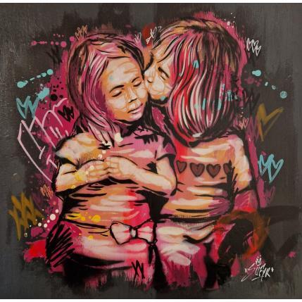 Peinture Nous étions jeunes  par Sufyr | Tableau Street Art Acrylique, Graffiti