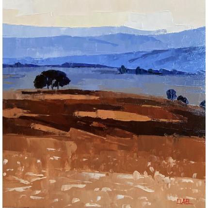 Peinture Lumière d’un soir  par Clavel Pier-Marion | Tableau Impressionnisme Huile Paysages