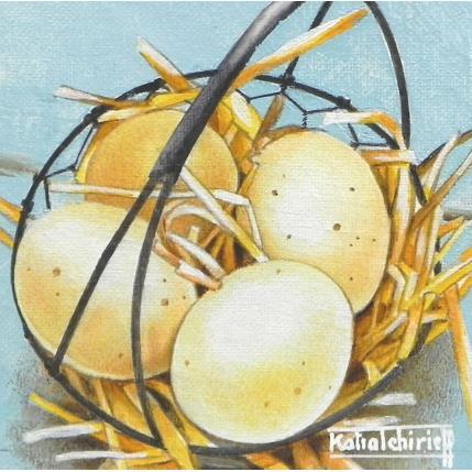 Peinture Frais du jour!  par Tchirieff Katia | Tableau Réalisme Acrylique Natures mortes