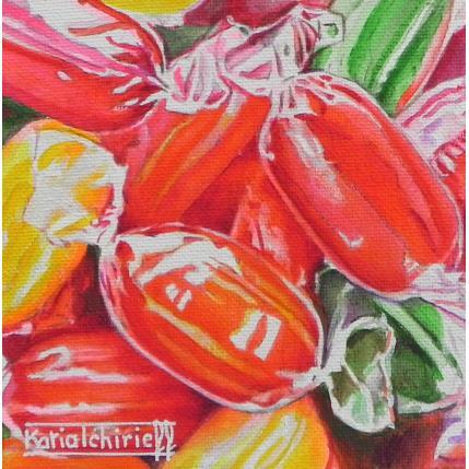 Peinture Mes bonbons  par Tchirieff Katia | Tableau Réalisme Acrylique Natures mortes