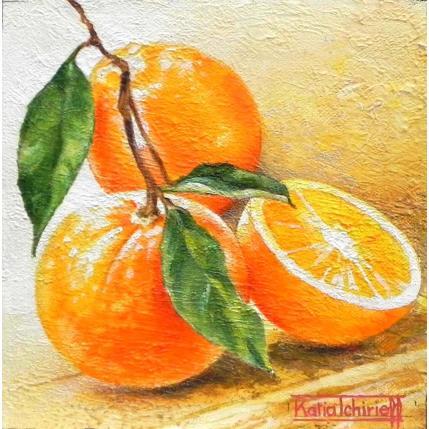 Peinture Belles oranges! par Tchirieff Katia | Tableau Réalisme Acrylique Natures mortes