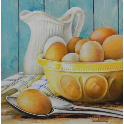 Peinture Dans ma cuisine... par Tchirieff Katia | Tableau Réalisme Acrylique Natures mortes