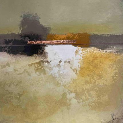 Peinture Abstraction # 1221 par Hévin Christian | Tableau Abstrait Bois Minimaliste