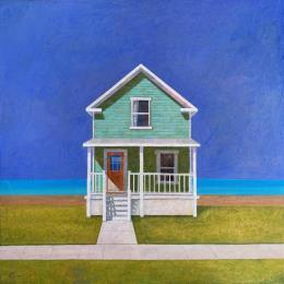 Peinture Rêve de solitude par Foucras François | Tableau Figuratif Acrylique Paysages