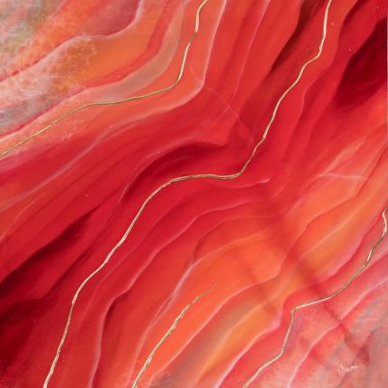 Gemälde Rivage flamboyant von Baroni Victor | Gemälde Abstrakt Acryl Minimalistisch