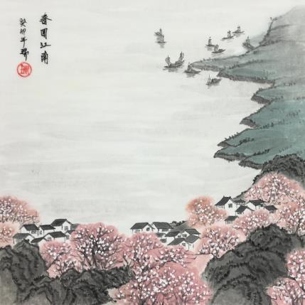 Peinture Le retour du printemps  par Amblard Rui | Tableau Figuratif Aquarelle Marine, Nature, Paysages