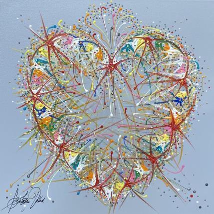 Painting Au nom du cœur by Fonteyne David | Painting Figurative Acrylic