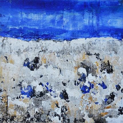 Peinture D351 par Moracchini Laurence | Tableau Abstrait Acrylique Minimaliste