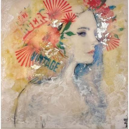 Peinture Influencia par Bofill Laura | Tableau Figuratif Acrylique, Bois Portraits