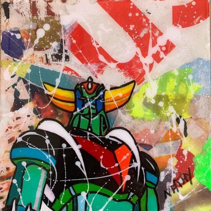 Peinture GOLDORAK  par Nathy | Tableau Pop-art Acrylique Icones Pop