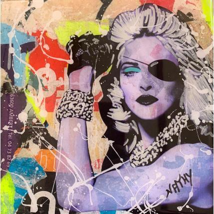 Painting MADONNA ROCK  by Nathy | Painting Pop-art Acrylic Pop icons