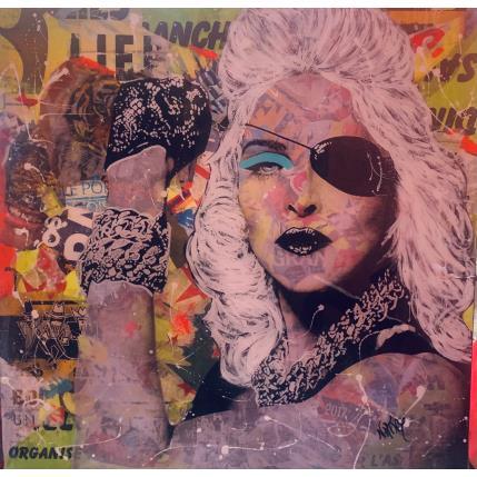 Peinture MADONNA  par Nathy | Tableau Pop-art Acrylique Icones Pop