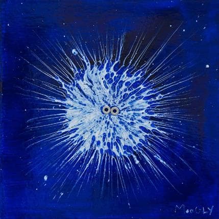 Painting Oursin géant by Moogly | Painting Raw art Acrylic Animals