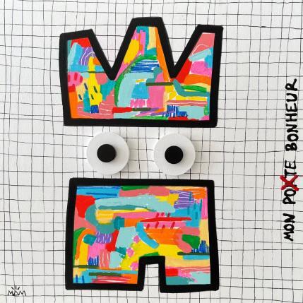 Peinture MON POTE par Mam | Tableau Pop-art Acrylique Icones Pop