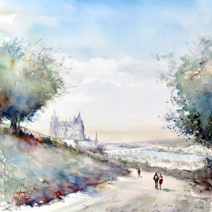 Peinture Saumur par Gutierrez | Tableau