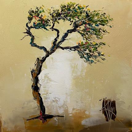 Gemälde Petit vent von Raffin Christian | Gemälde Figurativ Acryl, Öl Natur, Pop-Ikonen